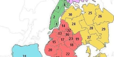 Kort af Manhattan skóla hverfum