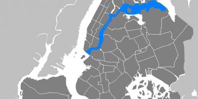 Kort af Manhattan vektor